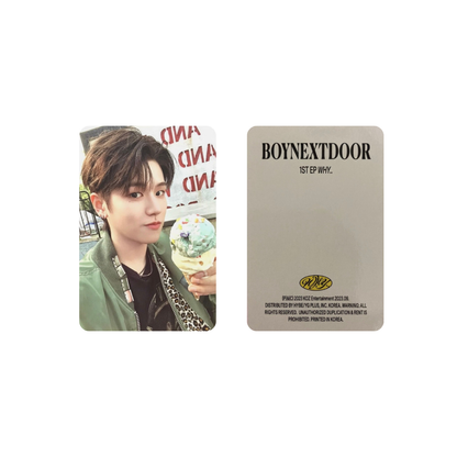 BOYNEXTDOOR - WHY.. ALBUM PHOTOCARDS