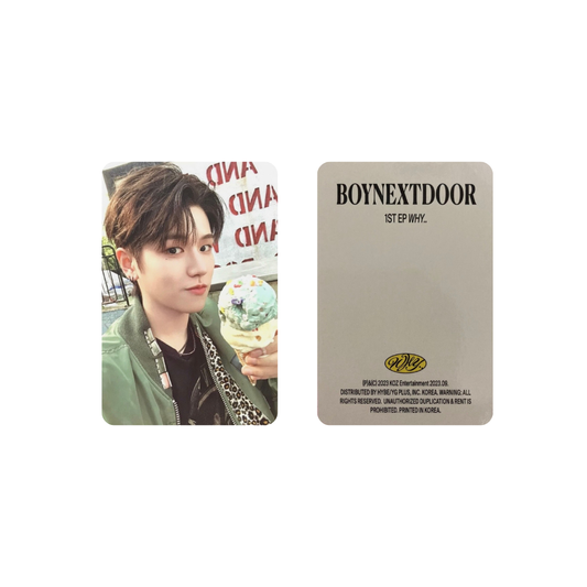 BOYNEXTDOOR - WHY.. ALBUM PHOTOCARDS