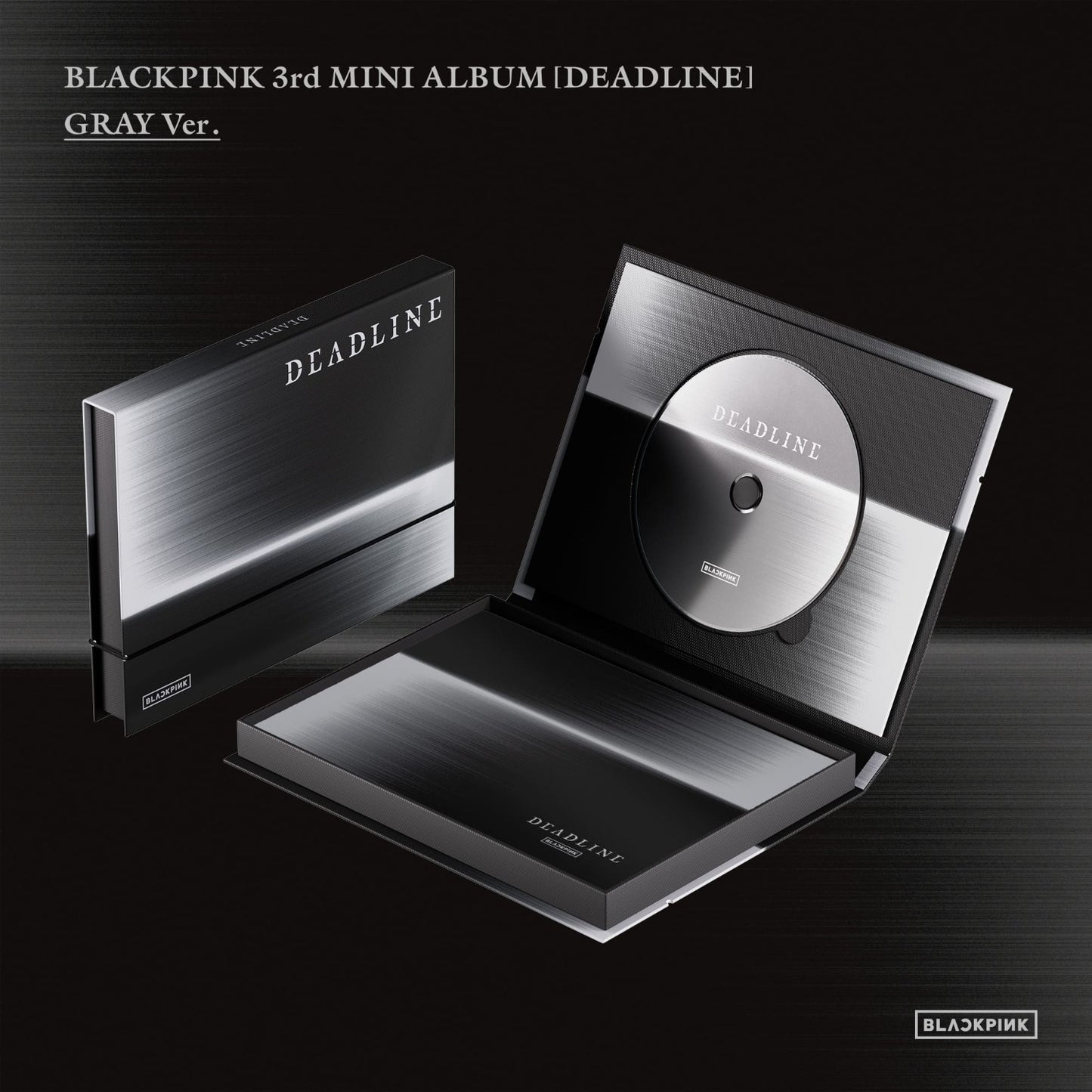 BLACKPINK - DEADLINE GRAY Ver. (Preorder) Random