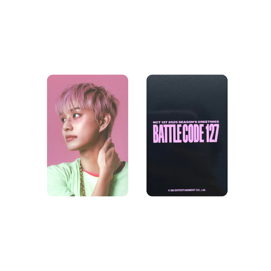 NCT127 SEASON'S GREETINGS 2025 Trading Card - Jungwoo